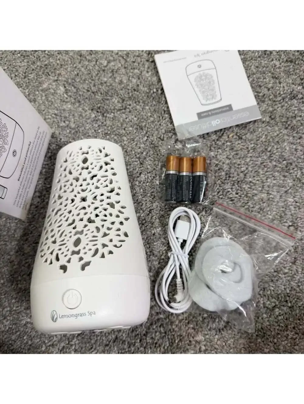 Lemongrass Spa Essential Oil Diffuser NEW